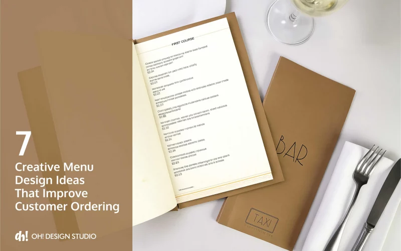 creative menu design ideas