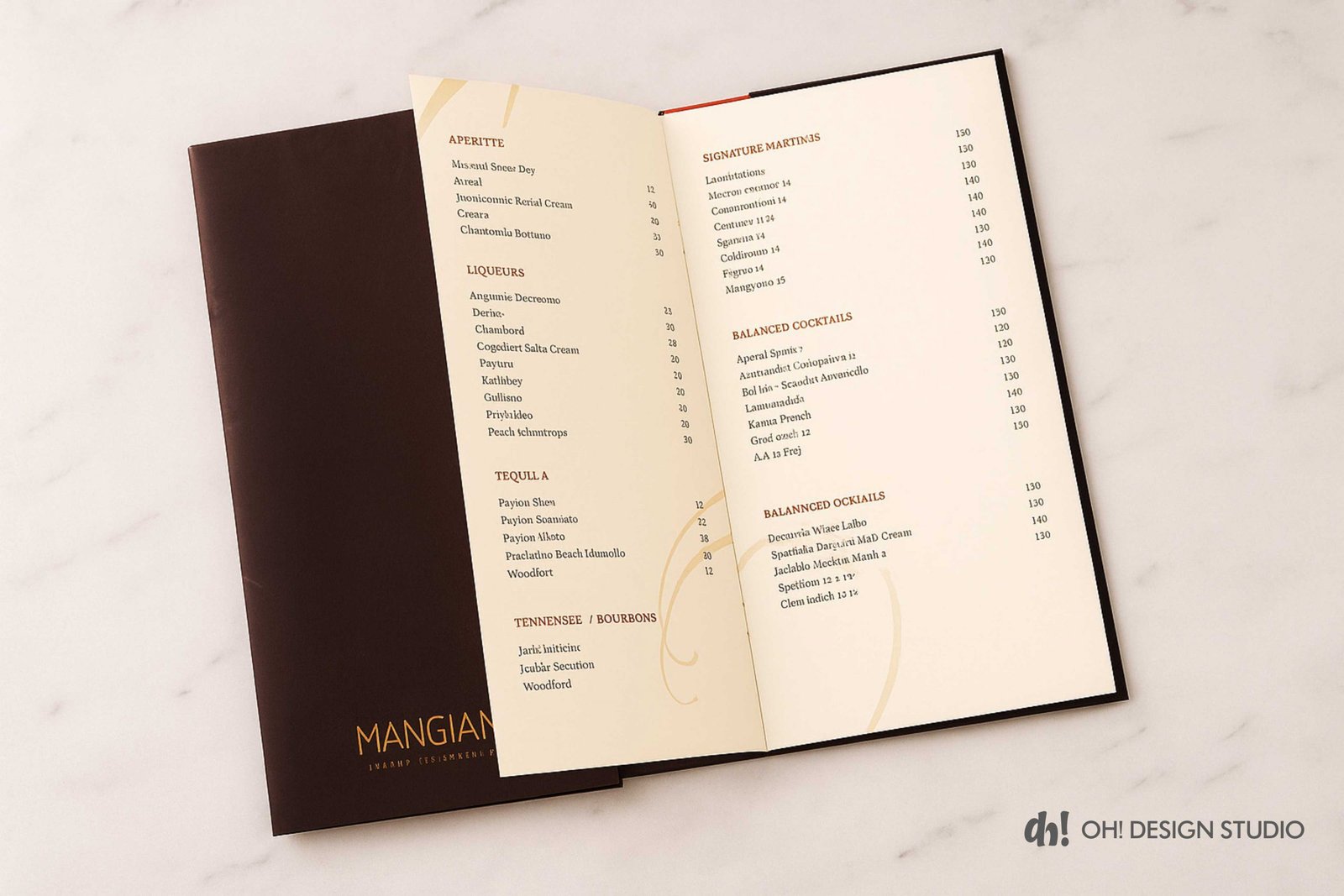 menu card design idea